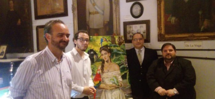 Presentaron el cuadro de la «Virreina Correntina» en el Histórico