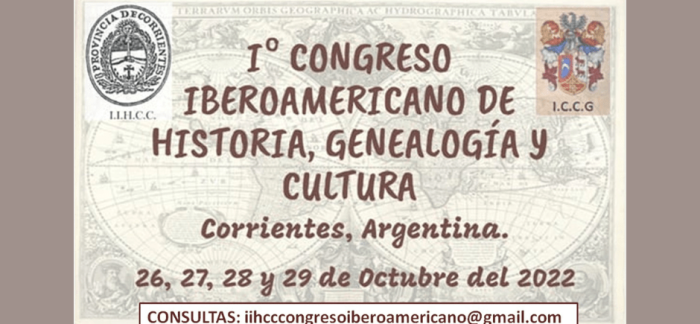 Iº Congreso Iberoamericano de Historia, Genealogía y Cultura