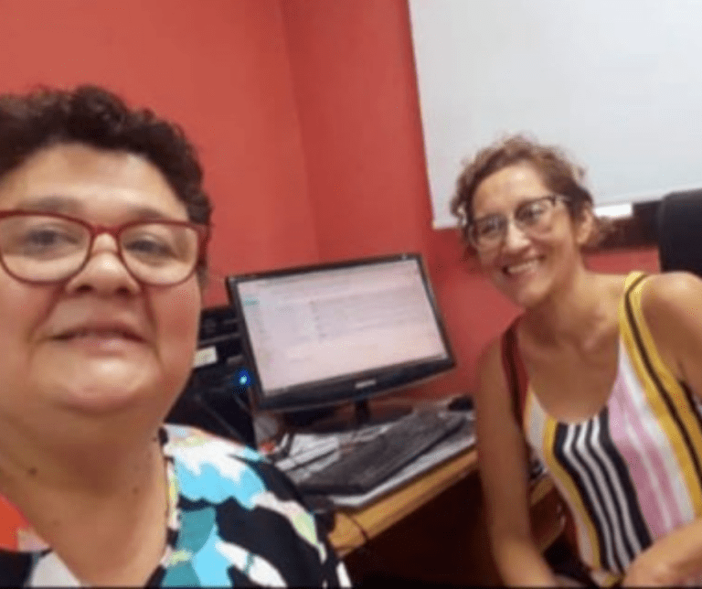 Griselda Aquino y Mariel González