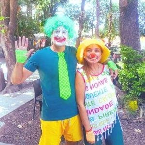 Enri Suburu y Guada Ortellado Clowns