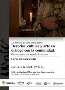 Muestra Lo &iacute;ntimo de una comunidad